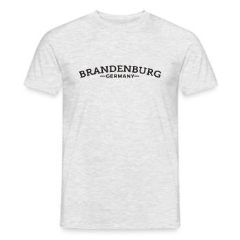 Brandebourg Allemagne idée cadeau maison - T-shirt homme - gris chiné - Devant - AI Model Male 178 dark (178cm)