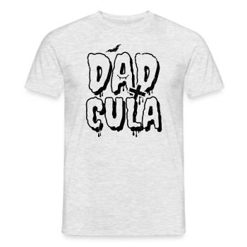 Dadcula Halloween Carnival Costume Daddy Men - Men's T-Shirt - heather grey - Front - AI Model Male 178 dark (178cm)