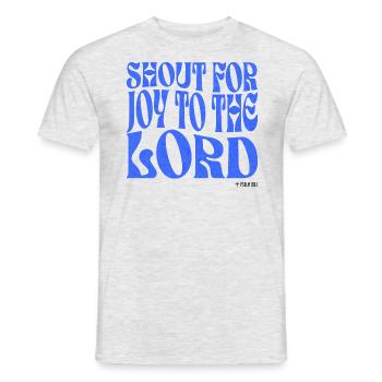 Christianity Christian Bible Verse - Men's T-Shirt - heather grey - Front - AI Model Male 178 dark (178cm)