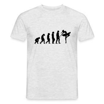 Ballett - Männer T-Shirt - Grau meliert - Vorne - AI Model Male 178 dark (178cm)