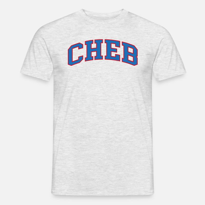 Cheb - Männer T-Shirt - Grau meliert