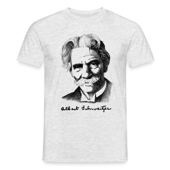 schweitzer2 - Männer T-Shirt - Grau meliert - Vorne - AI Model Male 178 dark (178cm)
