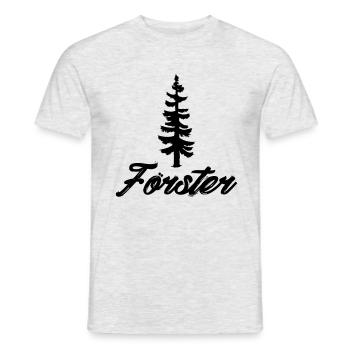 Zeig der Welt das du ein Förster bist! - Männer T-Shirt - Grau meliert - Vorne - AI Model Male 178 dark (178cm)