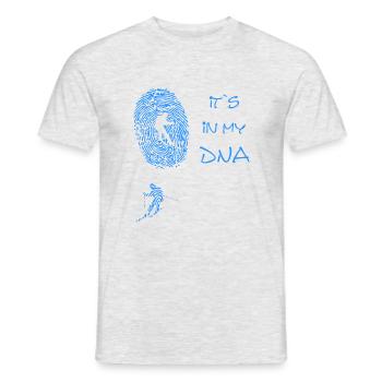 Ski fahren - Männer T-Shirt - Grau meliert - Vorne - AI Model Male 178 dark (178cm)