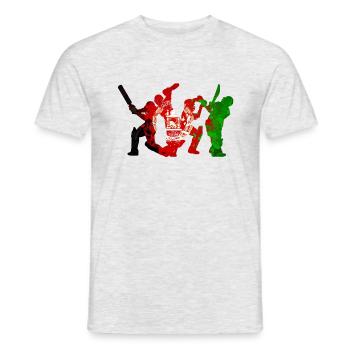 Afghanistan Cricket - Men's T-Shirt - heather grey - Front - AI Model Male 178 dark (178cm)