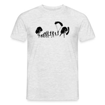 PARACHUTISME! Idée cadeau de parachutisme - T-shirt homme - gris chiné - Devant - AI Model Male 178 dark (178cm)