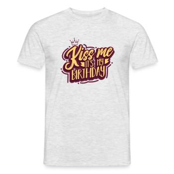 Geburtstag - Männer T-Shirt - Grau meliert - Vorne - AI Model Male 178 dark (178cm)