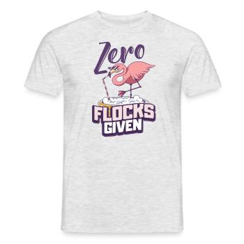 Flamingo - T-shirt homme - gris chiné - Devant - AI Model Male 178 dark (178cm)