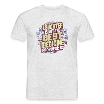 Arzt - Männer T-Shirt - Grau meliert - Vorne - AI Model Male 178 dark (178cm)