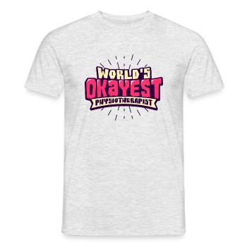 Physiotherapist - Men's T-Shirt - heather grey - Front - AI Model Male 178 dark (178cm)