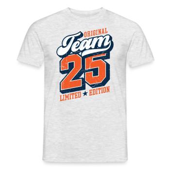 Original Team 25 - Limited Edition - Men's T-Shirt - heather grey - Front - AI Model Male 178 dark (178cm)