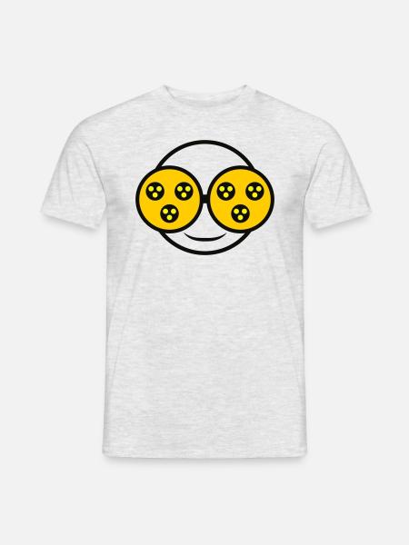 Blind vor Coolness | Blinde Blind Man - Männer T-Shirt - Grau meliert
