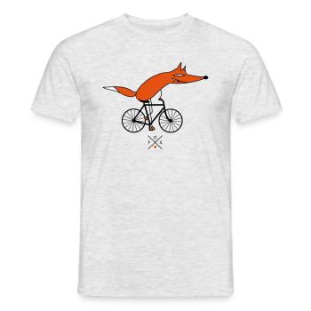smarter cyclists - Men's T-Shirt - heather grey - Front - AI Model Male 178 dark (178cm)