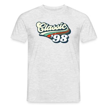 Classic '98 - Men's T-Shirt - heather grey - Front - AI Model Male 178 dark (178cm)