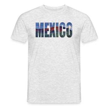 mexique mexique cactus - T-shirt homme - gris chiné - Devant - AI Model Male 178 dark (178cm)