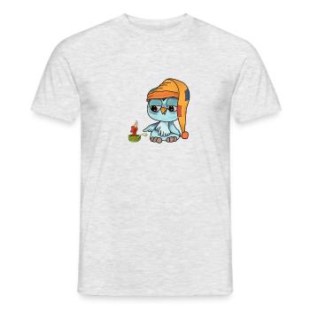 I am tired of fips - Men's T-Shirt - heather grey - Front - AI Model Male 178 dark (178cm)