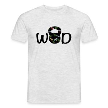Wod Libellule ! - T-shirt homme - gris chiné - Devant - AI Model Male 178 dark (178cm)