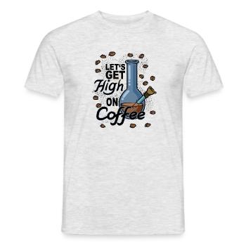 Lustiges Kaffee Shirt Geschenk - Männer T-Shirt - Grau meliert - Vorne - AI Model Male 178 dark (178cm)