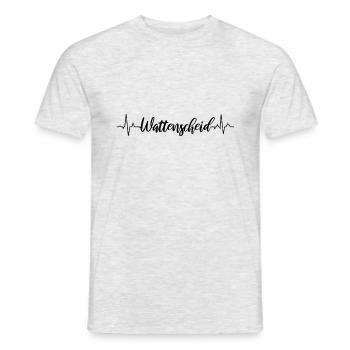 EKG Wattenscheid - Männer T-Shirt - Grau meliert - Vorne - AI Model Male 178 dark (178cm)