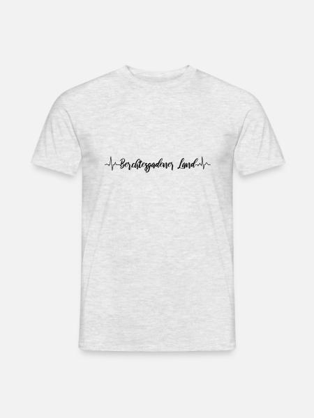 EKG Berchtesgadener Land - Männer T-Shirt - Grau meliert