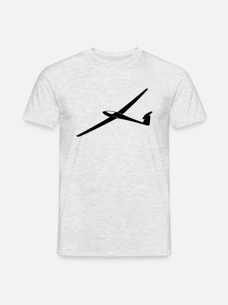 Segelflieger Thermik - Segelflug Vintage Sticker - Männer T-Shirt - Grau meliert
