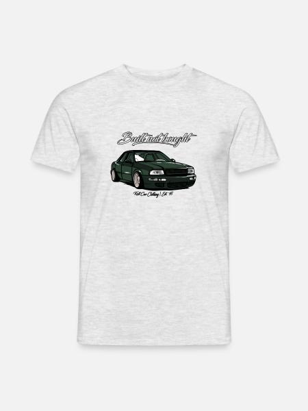 Built not bought - Kult Car Clothing - Männer T-Shirt - Grau meliert