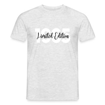 Edition Limitée 1965 - Anniversaire 1965 Changement de Couleur - T-shirt homme - gris chiné - Devant - AI Model Male 178 dark (178cm)