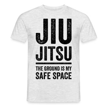 JIU JITSU BJJ Martial Arts Gift Vintage Jujutsu - Men's T-Shirt - heather grey - Front - AI Model Male 178 dark (178cm)