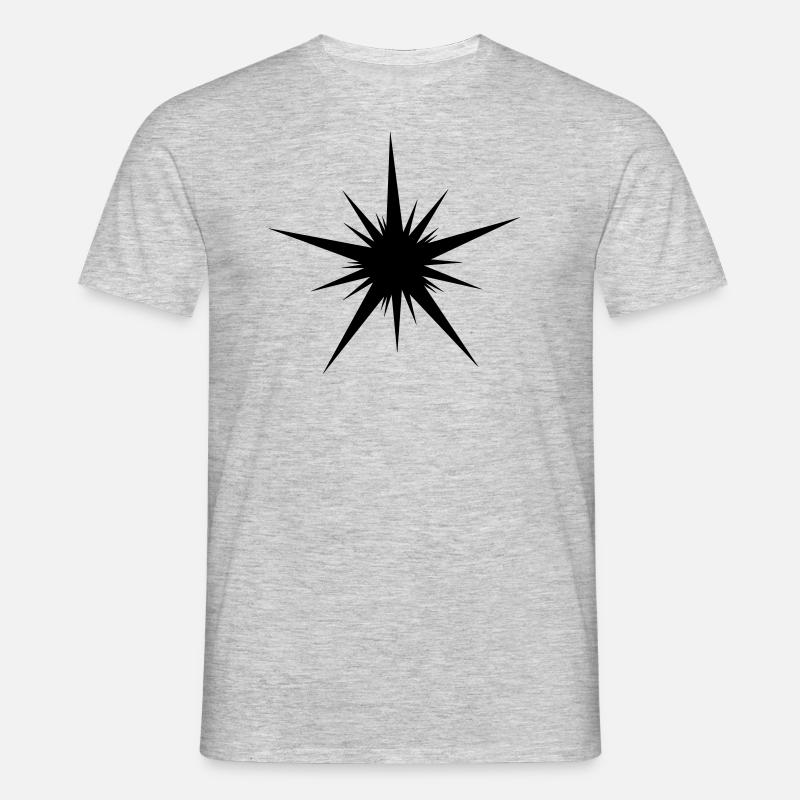 Exploding star - Men's T-Shirt - heather grey