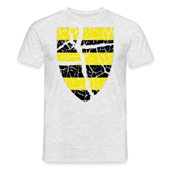 Schiedam Vintage - Männer T-Shirt - Grau meliert - Vorne - AI Model Male 178 dark (178cm)