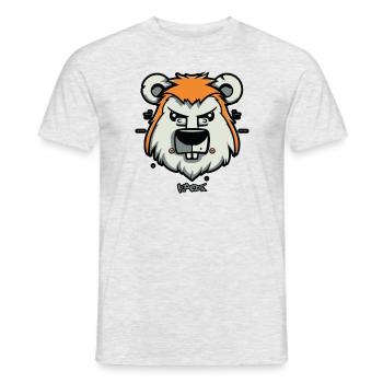 Hamster, Beaver, Rodent - Men's T-Shirt - heather grey - Front - AI Model Male 178 dark (178cm)