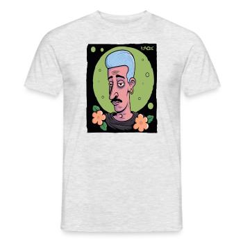 Gay Dude: Be Who You Want To Be - Men's T-Shirt - heather grey - Front - AI Model Male 178 dark (178cm)