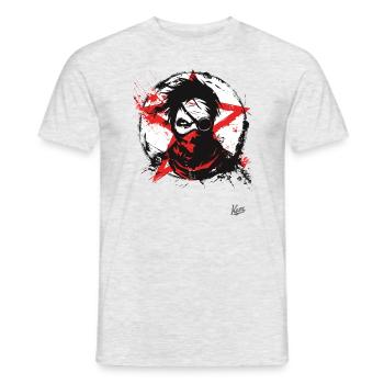 Chaos Anarchie und Punk - Männer T-Shirt - Grau meliert - Vorne - AI Model Male 178 dark (178cm)