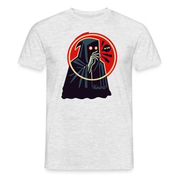 Magicien mystérieux – Dark Wizardry - T-shirt homme - gris chiné - Devant - AI Model Male 178 dark (178cm)