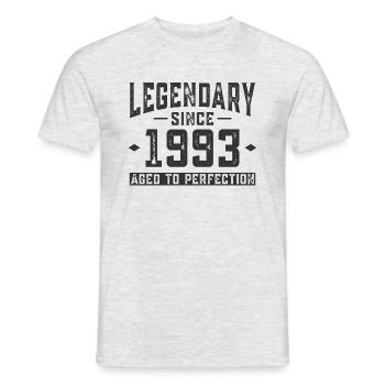 Légendaire depuis 1993 - T-shirt homme - gris chiné - Devant - AI Model Male 178 dark (178cm)