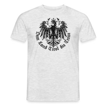 Designershirt Dem Land Tirol - Männer T-Shirt - Grau meliert - Vorne - AI Model Male 178 dark (178cm)