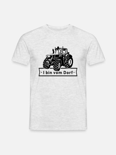 I am from the village - Men's T-Shirt - heather grey