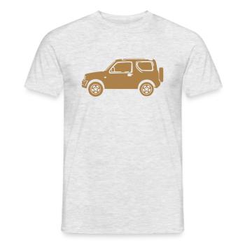 Jimny 2 - Männer T-Shirt - Grau meliert - Vorne - AI Model Male 178 dark (178cm)