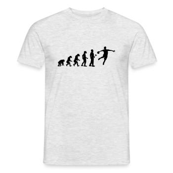 handball Evolution - T-shirt homme - gris chiné - Devant - AI Model Male 178 dark (178cm)
