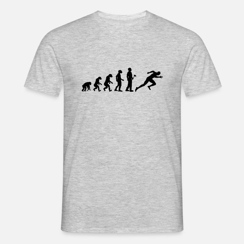 Evolution theory Athletics Sprint - Men's T-Shirt - heather grey