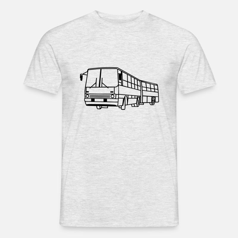 Ikarus 280 Gelenkbus - Männer T-Shirt - Grau meliert