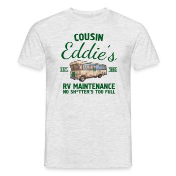 Entretien du cousin Eddie - T-shirt homme - gris chiné - Devant - AI Model Male 178 dark (178cm)