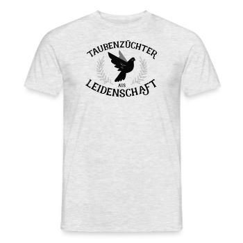 Taubenzüchter aus Leidenschaft - Taubenzüchter - T - Männer T-Shirt - Grau meliert - Vorne - AI Model Male 178 dark (178cm)