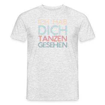 Ich hab Dich tanzen gesehen, Eberhart - Cordula - - Männer T-Shirt - Grau meliert - Vorne - AI Model Male 178 dark (178cm)