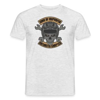 Sons Of Ibuprofen Arthritis Chapter - Männer T-Shirt - Grau meliert - Vorne - AI Model Male 178 dark (178cm)