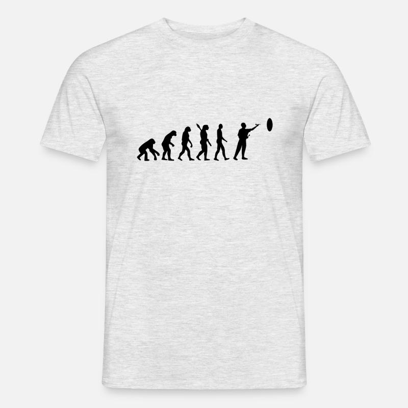 évolution DARTS DART Darten b - T-shirt homme - gris chiné