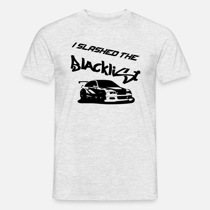 Slashed the Blacklist - Männer T-Shirt - Grau meliert