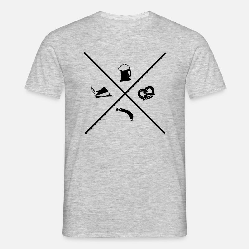 blockedTitle - Männer T-Shirt - Grau meliert