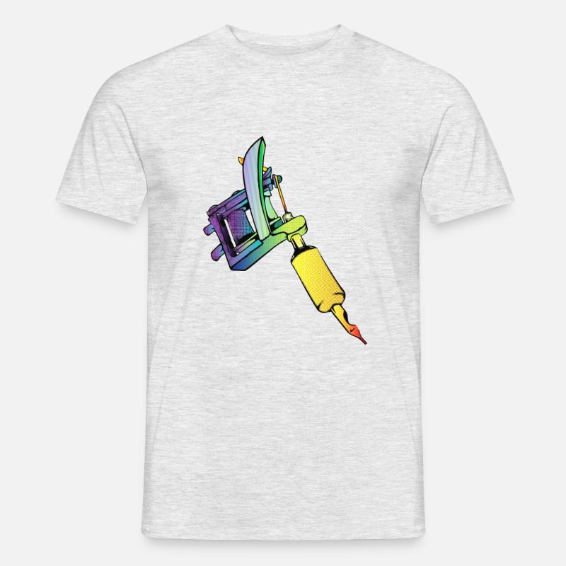 dermograph - Männer T-Shirt - Grau meliert
