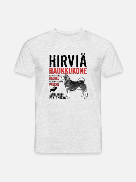 Jämtlannin Haukkukone 2 - Miesten T-paita - harmaasävyinen